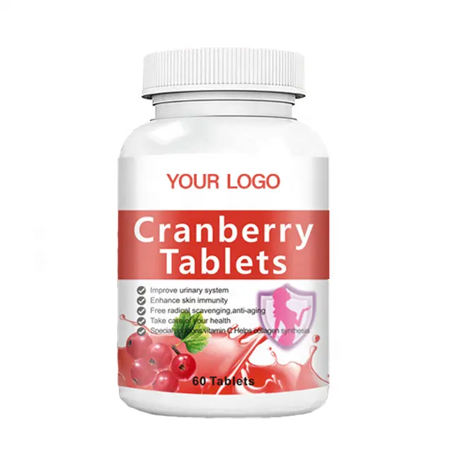 OEM Hot Selling Private Label Nahrungs ergänzungs mittel Cranberry Pulver Tabletten