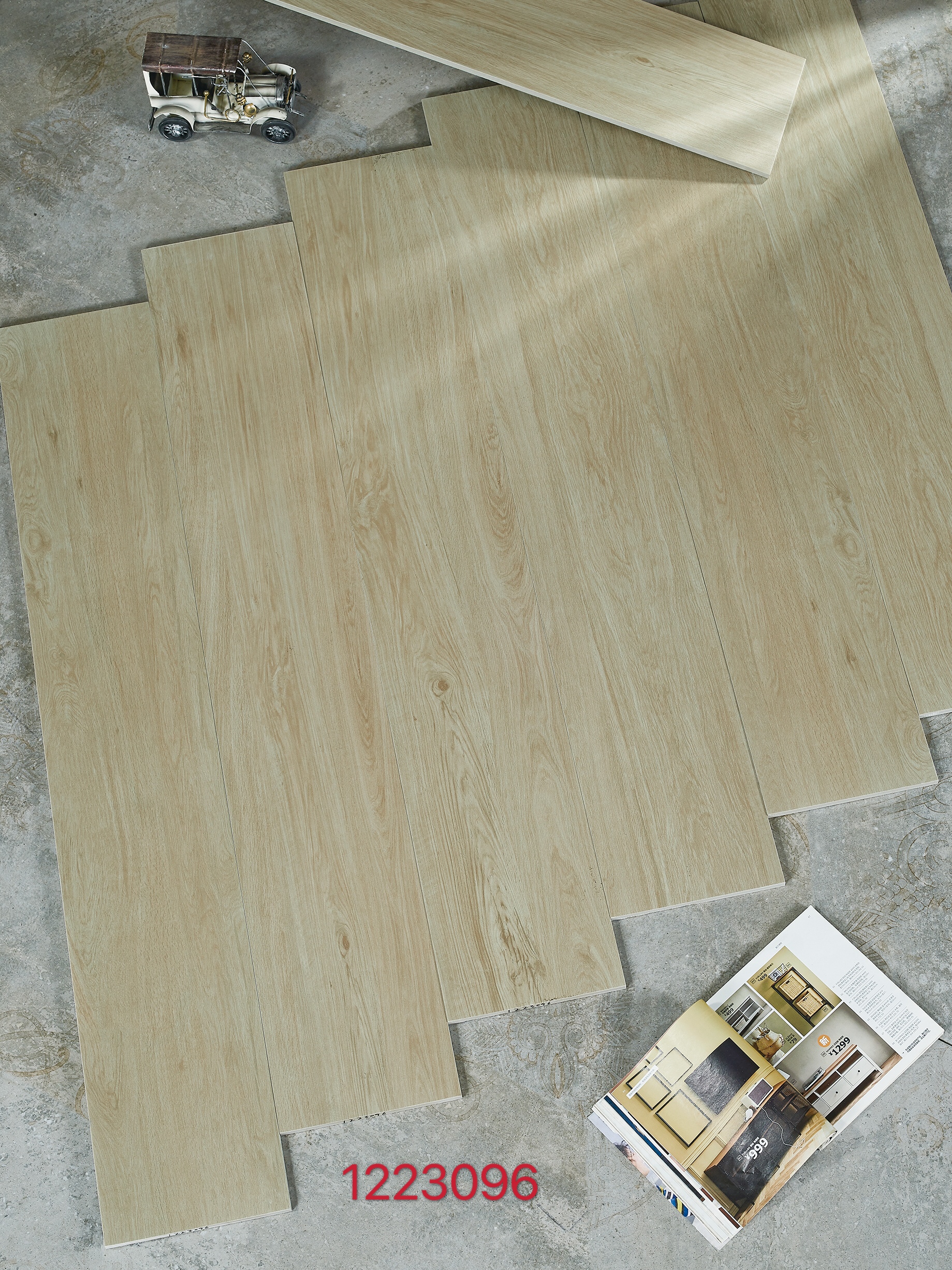 200*1200mm straight edge wood grain tile low water absorption matte tile