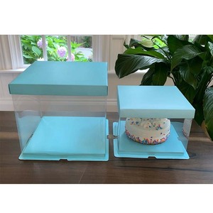 Fabrika doğrudan satış özel renkli gıda karton kutu doğum günü kek paketleme kutusu - Product Image 3