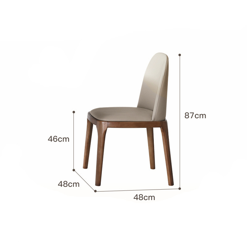 chaise octogonale en bois massif6