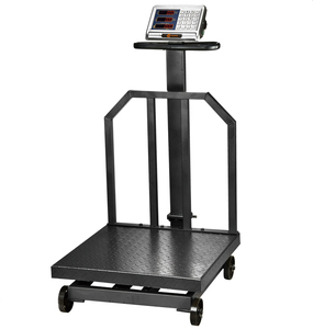Telaio resistente 1.8mm spessore piastra cella di carico copertura impermeabile piattaforma scala posteriore guida 500kg capacità Display a LED indicatore SS - Product Image 1