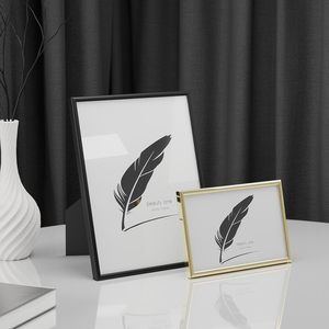 Kim loại hiện đại bàn khung cho <span class=keywords><strong>4x6</strong></span> -10x12 hình ảnh văn phòng cá nhân không gian giọng kim loại khung ảnh kim loại khung ảnh - Product Image 2