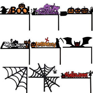Mới Được Thiết Kế Halloween Cửa & Cửa Sổ Trang Trí Spider Web Đồ Trang Trí Bat Bí Ngô Góc Dán Cho Nhà Và Bên Trang Trí - Product Image 4