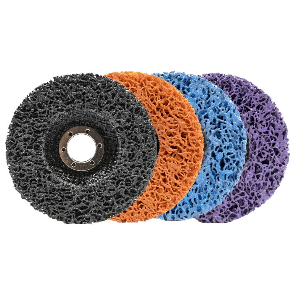 Ruote spelafili di alta qualità rimozione della ruggine saldatura per la pulizia della vernice disco a cambio rapido blu viola nero arancione Clean Strip It Disc