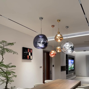 Design moderno grande lampadario in ferro <span class=keywords><strong>Lava</strong></span> per soffitti alti per ville loft duplex scale salotti bar sale da pranzo - Product Image 2