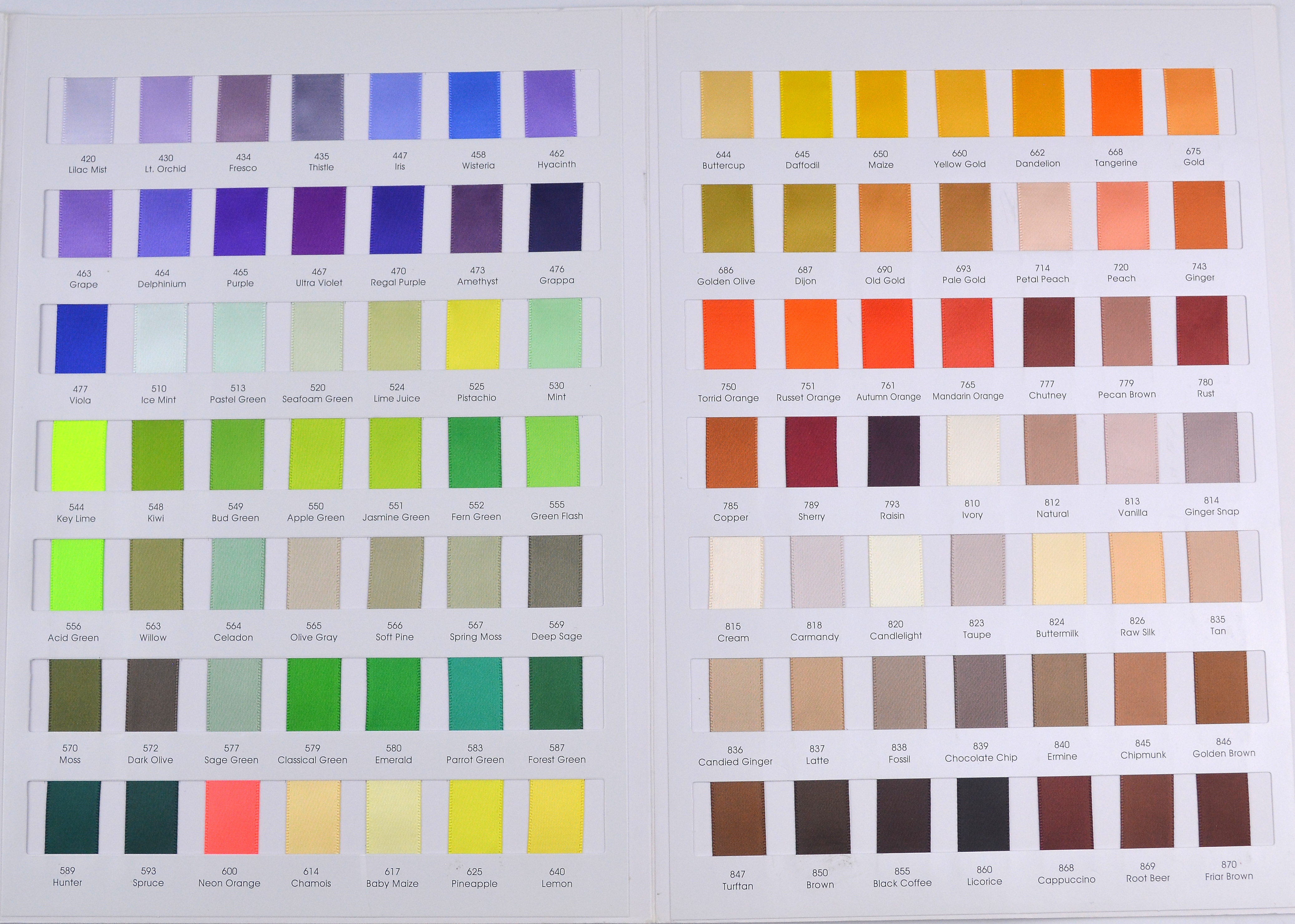 Color card 2