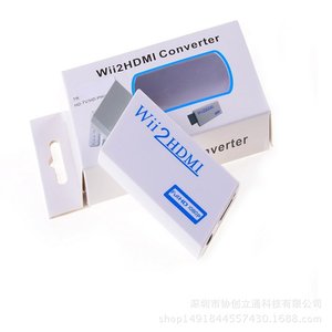 ตัวแปลง1080P สำหรับ Wii HDM1อะแดปเตอร์แปลงสัญญาณเสียง3.5มม. สำหรับพีซีจอภาพ HDTV แสดงผลแจ็ค720P - Product Image 3
