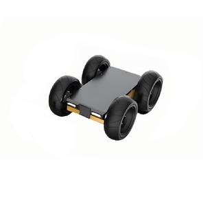 Professional Commercial <strong>Robot</strong> Platform 40kg <strong>Load</strong> Capacity All Terrain Rubber Electric Chassis Wheeled Delivery <strong>System</strong> - Product Image 2