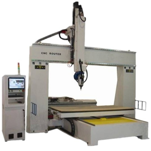 Máquina enrutadora CNC de talla de madera rotativa 5D, grabado de 360 grados, modelo de avión de 5 ejes, nuevo sintetizador de vacío ATC único para restaurante - Product Image 1