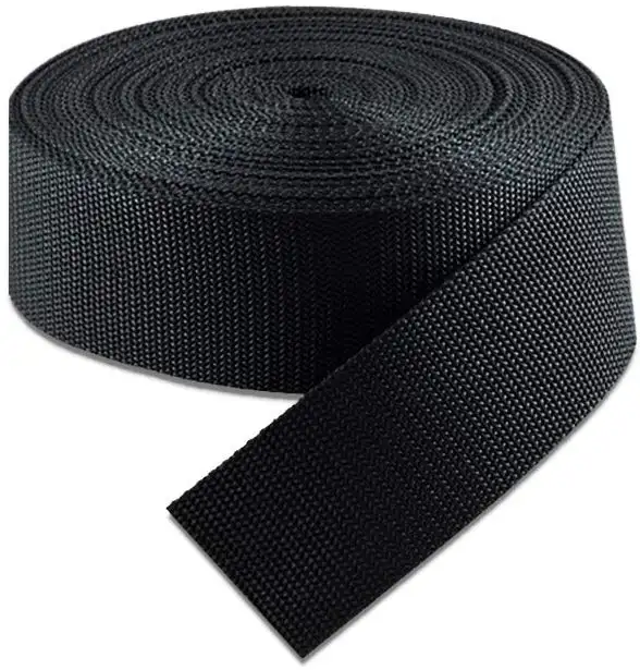Wholesale Multi-Color Available Webbing Strap Cargo Elastic Webbing Band Nylon Tape For Garment