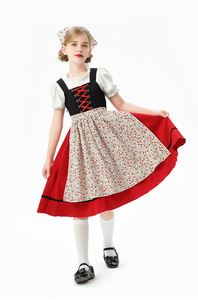 万圣节儿童服装欧洲乡村女孩农场平民法国庄园德国啤酒节女仆服装 - Product Image 3
