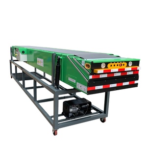 Carga de contenedores Transportadores automáticos Descarga de camiones Sistema de cinta transportadora telescópica para almacén logístico - Product Image 1