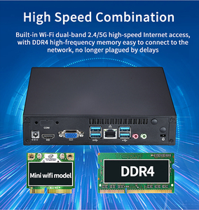 Sharerdp N2840 N4000 J4125 N5105 T100M 8GB RAM <span class=keywords><strong>Linux</strong></span> Server <span class=keywords><strong>New</strong></span> Micro PC Portable Desktop Computer Mini PC Case AU for Office - Product Image 4