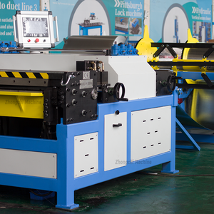 Producción de conductos rectangulares Sistema de control numérico completamente automático de 3 líneas para equipos de tuberías de procesamiento de láminas galvanizadas - Product Image 3