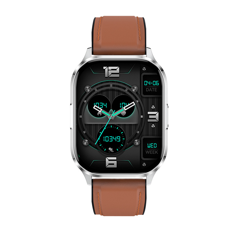 Brown leather