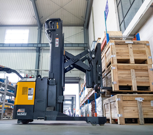 HELI istifleyici 1.5Ton 4M 5M 6M ulaşmak istifleyici tek derin makas lityum pil ile güç ulaşmak için kamyon Forklift konteyner - Product Image 6