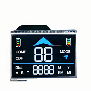 Display LCD monocromatico con connessione Pin personalizzato TN monocromatico segmento schermo Lcd 7 segmento Display Lcd - Product Image 1