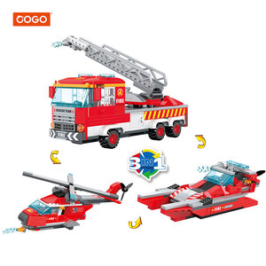 Cogo sáng tạo có thể thay đổi lửa xây dựng khối đồ chơi giác ngộ lắp ráp xây dựng gạch đồ chơi - Product Image 1