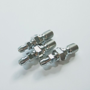 Garde5 <strong>Titanium</strong> Single Banjo Bolts M10x1.0 Brake Fitting Adapter M10 Metric Thread Single Banjo Bolt Universal M10 X <strong>1</strong> mm - Product Image 2