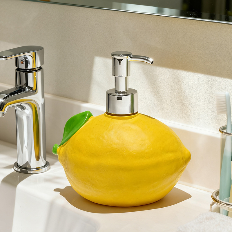 Lemon soap bottle