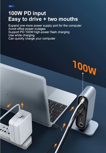 12合1 USB3.0集线器坞站便携式多功能坞站，用于笔记本电脑集成电缆 - Product Image 4
