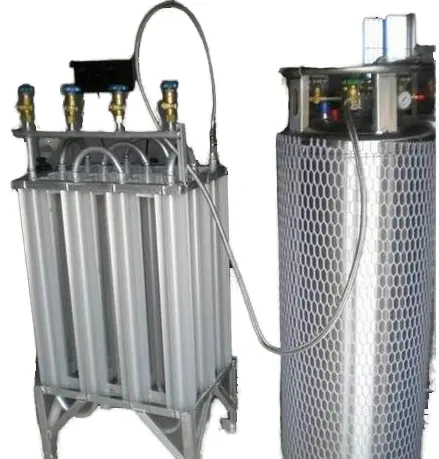 Vaporizador de ar criogênico de aço inoxidável de alta qualidade para uso a gás, tanque Dewar, oxigênio, nitrogênio, argônio, CO2