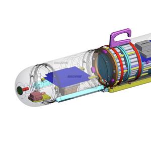 Autonomes Unterwasser fahrzeug AUV Kompaktes Design Intelligente Kommunikation Tauch boje Roboter drohne für Ocean Marine Operations