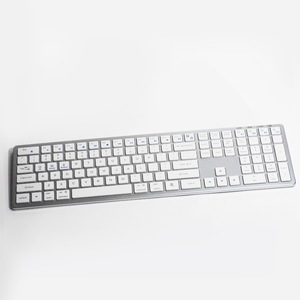 Teclado de PC inalámbrico blanco de lujo superventas diseño personalizado Mini teclado y ratón ultrafinos Combos Blue Tooth - Product Image 1