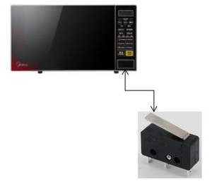 制限付きマイクロスイッチ40t125 SPDT回路プッシュボタン制限付きプッシュボタン-マイクロスイッチ - Product Image 5