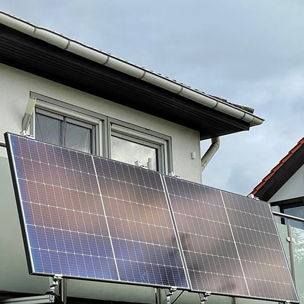 Balcone piccolo sistema di generazione di energia fotovoltaica 600W 800W sulla griglia sistema solare balcone pannello solare