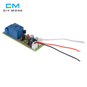 JK11 ciclo regolabile Timer ritardo On/Off interruttore relè di alimentazione scudo DC 5V 12V 24V Timer modulo relè di ritardo (0-15 minuti) - Product Image 1