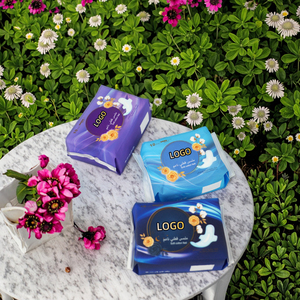 Ultra-Dày & Ultra-Mỏng Mềm Sexy Hữu Cơ Tùy Chỉnh Miễn Phí Của Phụ Nữ Vệ Sinh Khăn Ăn Kinh Nguyệt Miếng Đệm Làm Bằng Tre Than - Product Image 1