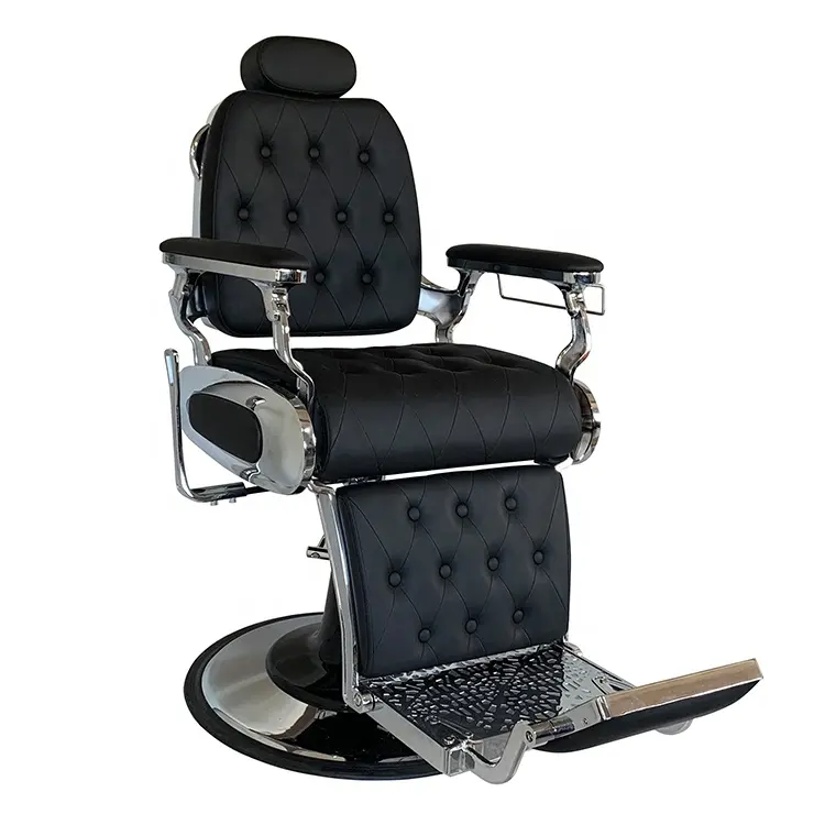 2022クラシック人気ホットセールデザインPVCレザーヘアサロン調節可能な360回転サロン理髪椅子