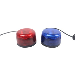 ขนาดเล็กสีขาว LED Beacon ไฟเตือนฐานแม่เหล็กปลั๊กควบคุม - Product Image 5