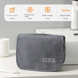 Treo túi vệ sinh tổ chức vệ sinh Dop <span class=keywords><strong>Kit</strong></span> với móc du lịch phụ kiện phòng tắm trang điểm Túi mỹ phẩm cho nam giới và phụ nữ - Product Image 4