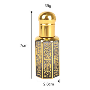 アラビア香水オイル包装ミニシルバーゴールドブラック3ml 5 ML 6ml 9ml 12mlドバイアラビア風ウッドアタル男女兼用香水 - Product Image 5