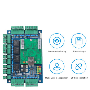 Kostenlose SDK-Software TCP/IP 4 Türen Wiegand 26 Access Control Board Netzwerk zugriffs bedienfeld