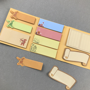 Nhỏ tự dính nghiêng cắt dính ghi chú ghi chú văn phòng văn phòng phẩm ghi nhớ Pad đánh dấu cờ Tab cho thư mục sách đọc ghi chú - Product Image 2