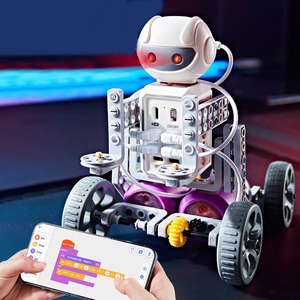 Kit di blocchi di costruzione di circuiti staminali fai da te 402 esperimenti scientifici di fisica modellano il collegamento di circuito costruendo blocchi di programmazione giocattolo Set di blocchi - Product Image 1
