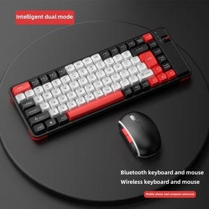 Combo de teclado y ratón inalámbricos de colores personalizables de último diseño 2023 para teclado de género de ordenador portátil y PC - Product Image 2