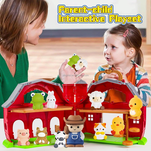 Toddlers Farm Animal <strong>Toy</strong> Sorting Barn Shape Sorting and Stacking Learning <strong>Toys</strong> - Product Image 4