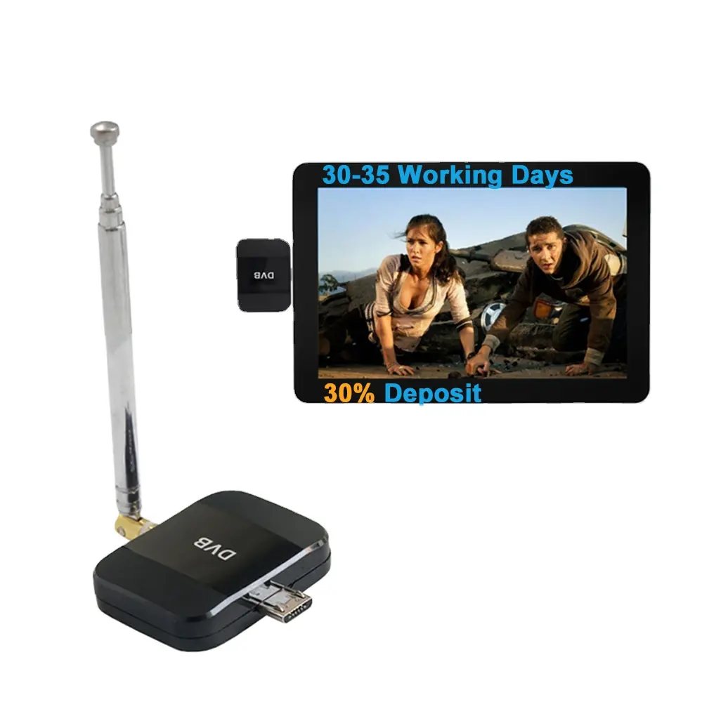 Receptor/sintonizador/Dongle de TV ATSC/DVB-T2/ISDB, portátil, descarga móvil, APK PAD en vivo, para ver TV gratis, decodificador digital, gran oferta