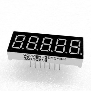 White 0.36inch 5 <strong>Digits</strong> 7 Segment Display Ca FND Display 0.36'' Five <strong>Digits</strong> - Product Image 5