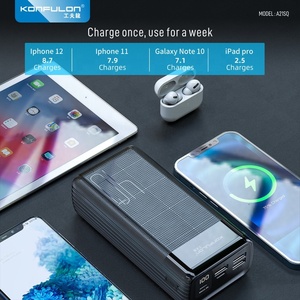 Konfulon-Banco de energía de carga rápida, producto en oferta, 40000Mah, alta capacidad, 4 salidas y 2 entradas con pantalla Digital, powerbank - Product Image 2