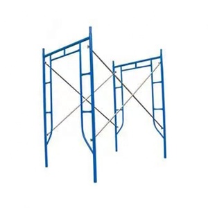 Andamio de marco de escalera de acero duradero Sistemas de andamio de Marco H para trabajo de plataforma - Product Image 2
