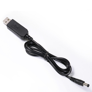最佳充电电源线转换器适配器，带灯5.5 * 2.1毫米插头Usb Dc 5v至12.6v 8.4v路由器电源升压电缆12 v - Product Image 1