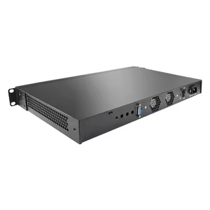 CAIXUNIPC 1U chasis de montaje en rack Servidor de PC 6LAN 2,5G I226 puertos Ethernet DDR4 Servidor de cortafuegos Industrial ordenador