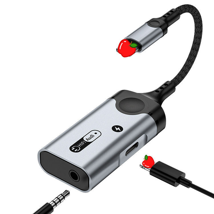 8pin+3.5mm (black grey)