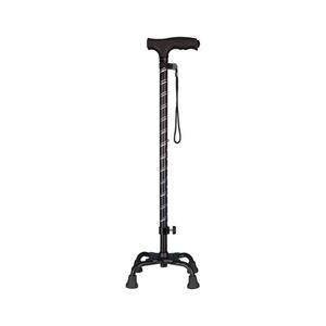 Tongkat berjalan multifungsi, tongkat perlengkapan rehabilitasi dapat disesuaikan empat kaki - Product Image 3