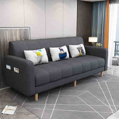 Tissu en lin, Gris foncé